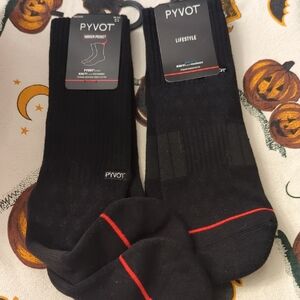 Men's Black Athletic Socks